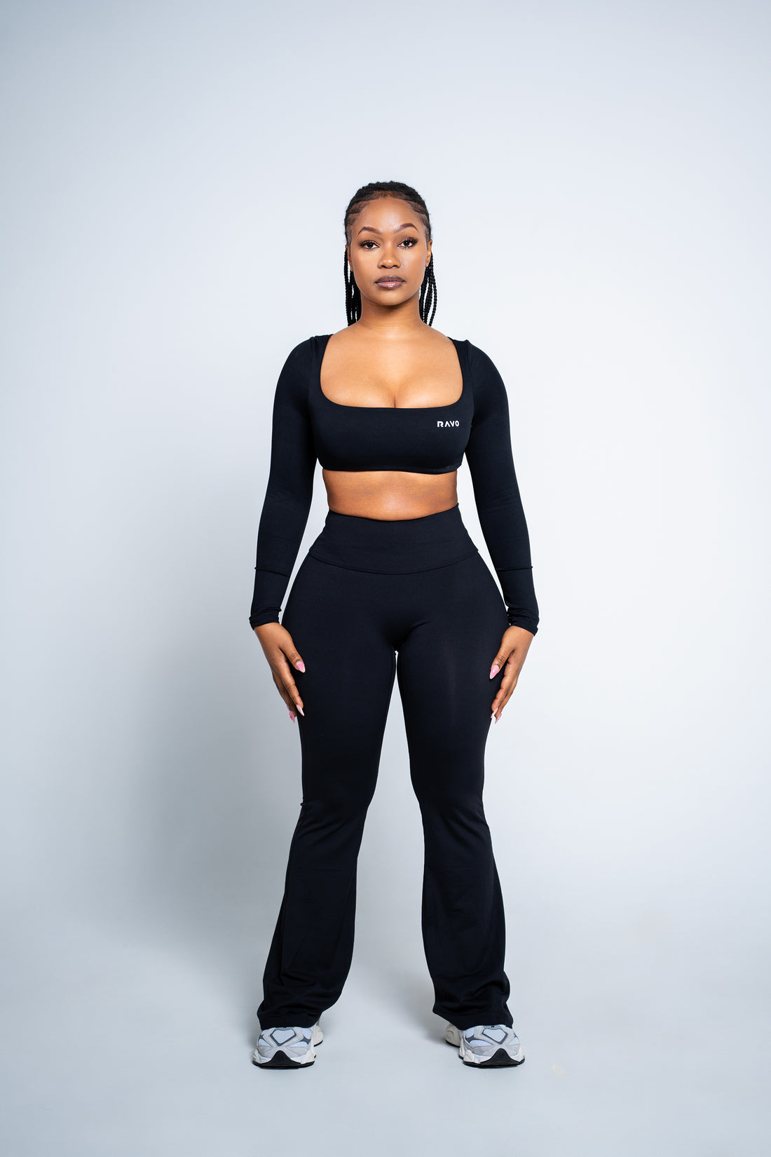 LockedIn™ Flare Bombshell Pants – Black