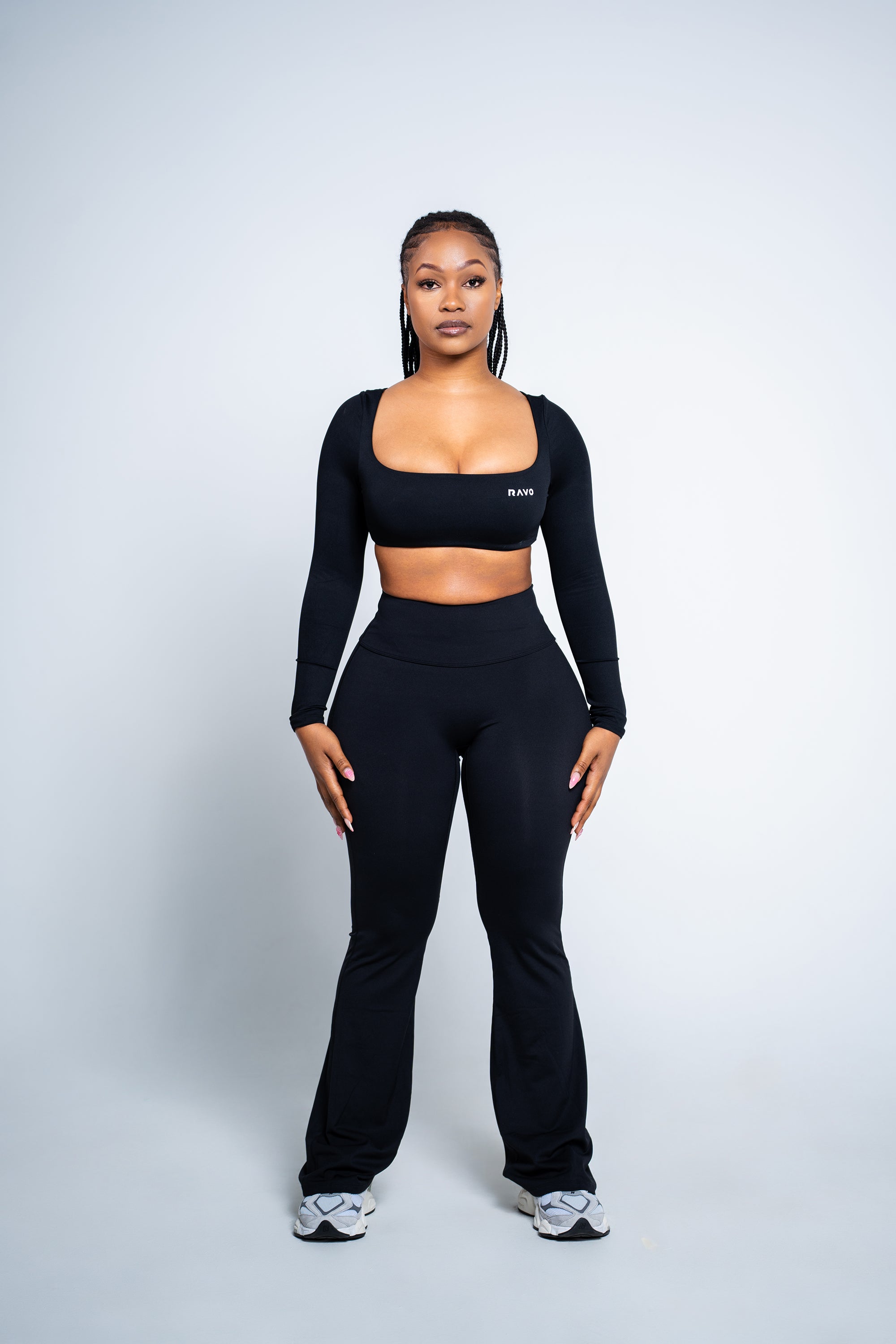 LockedIn™ Flare Bombshell Pants – Black