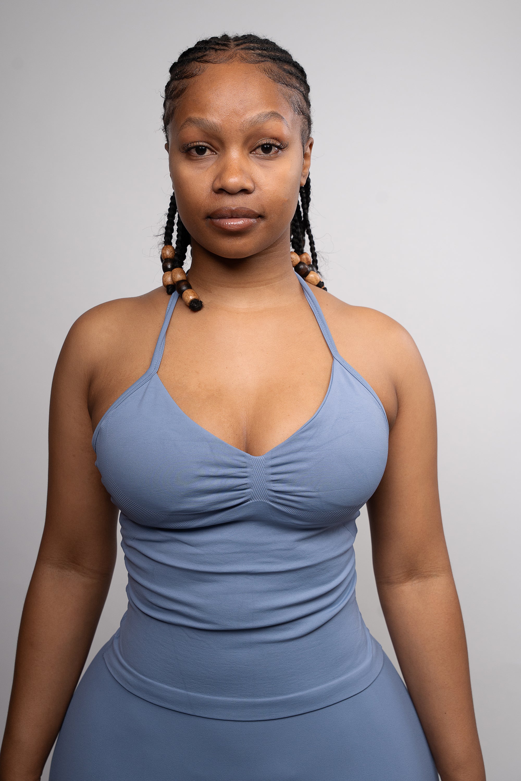 LockedIn™ V-Waist Shorts Set – Graphite Grey