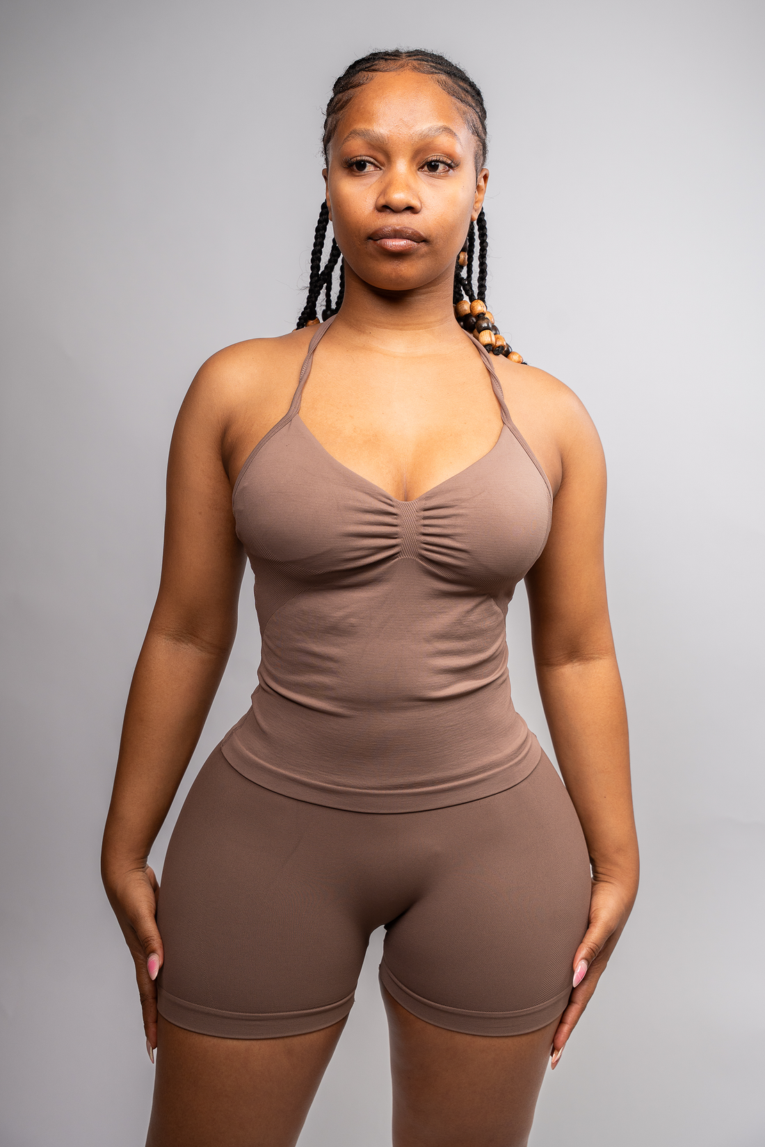 LockedIn™ Tank Top – Coffee