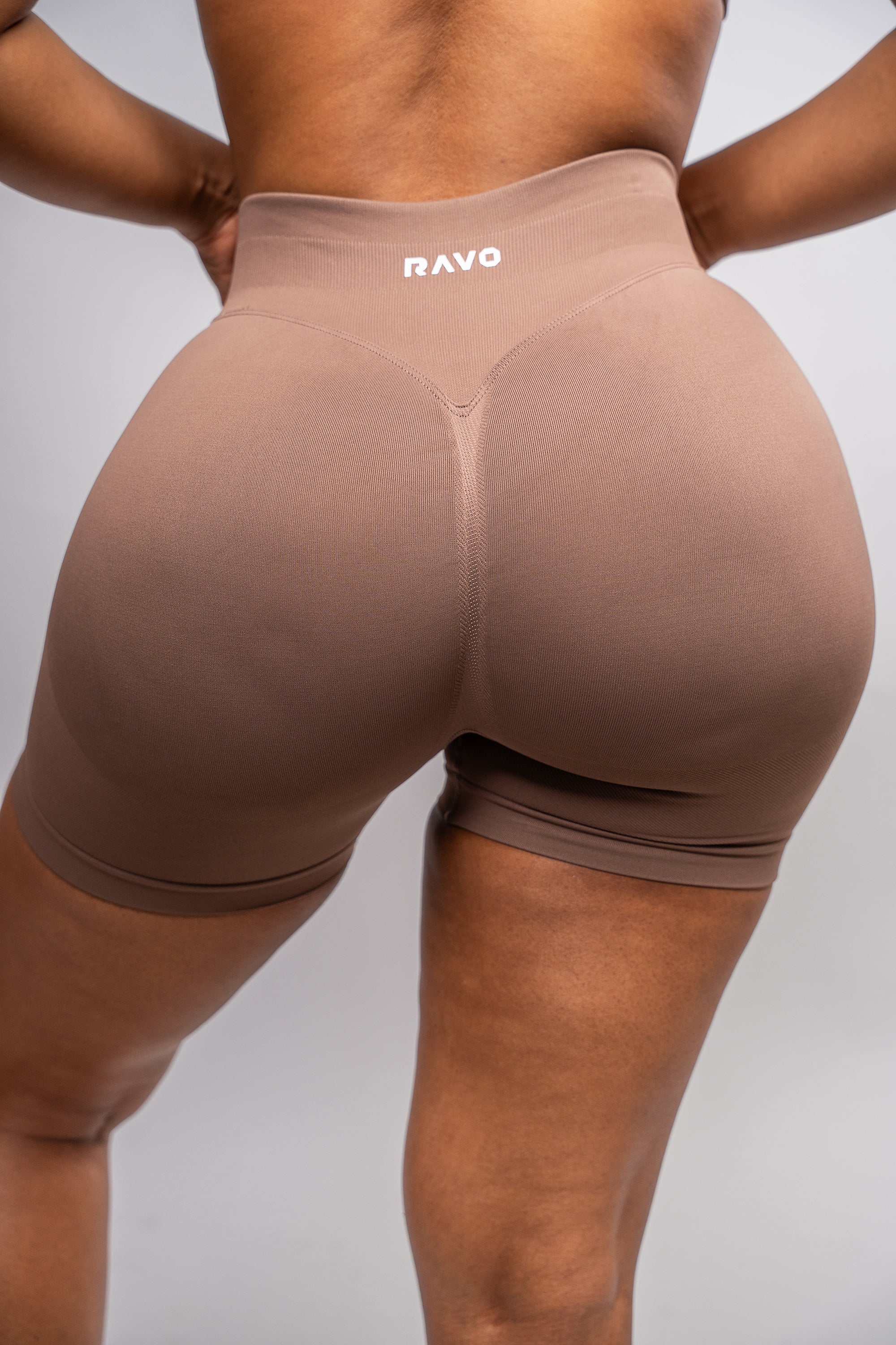 LockedIn™ Curvy Shorts – Coffee