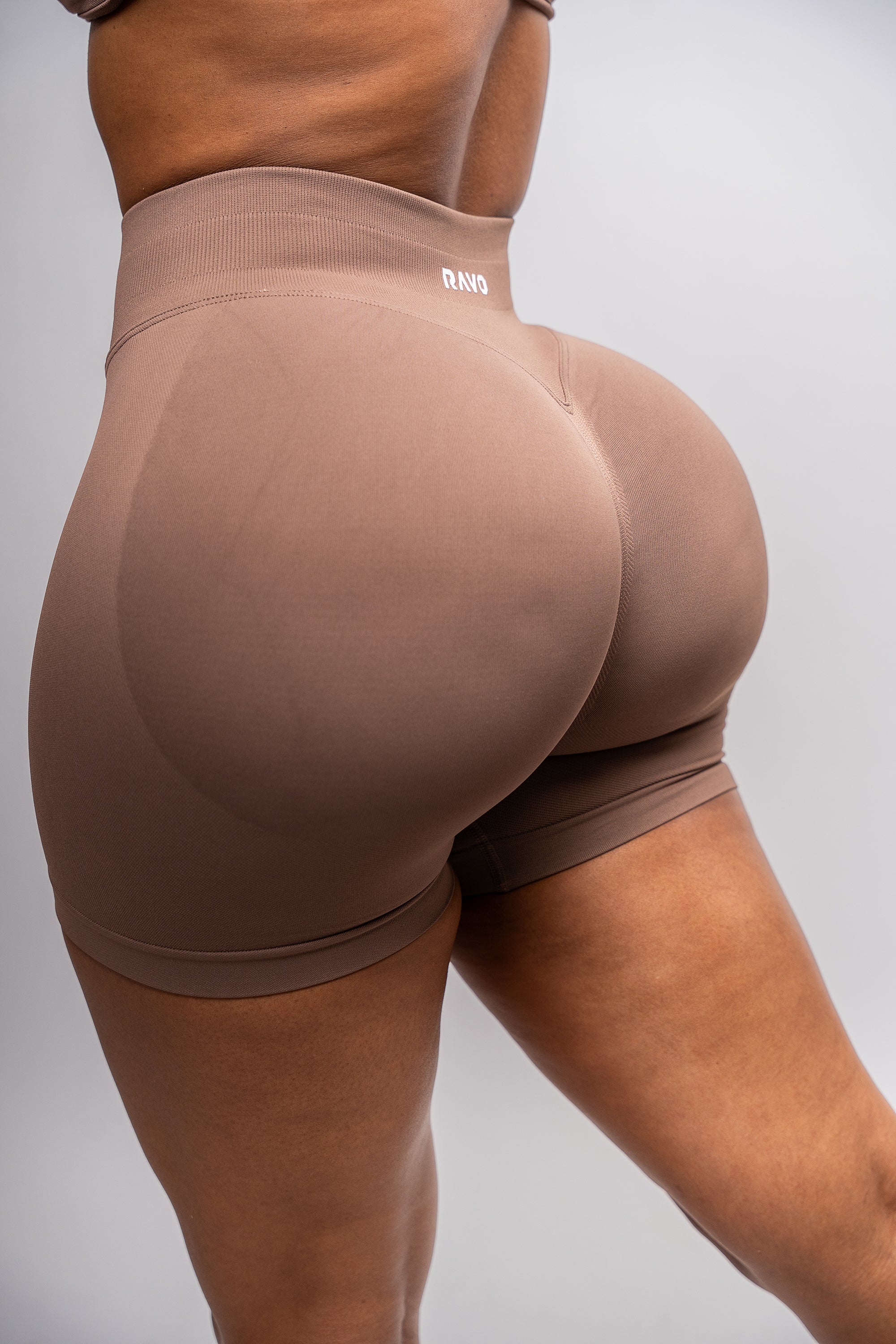 LockedIn™ Curvy Shorts – Coffee