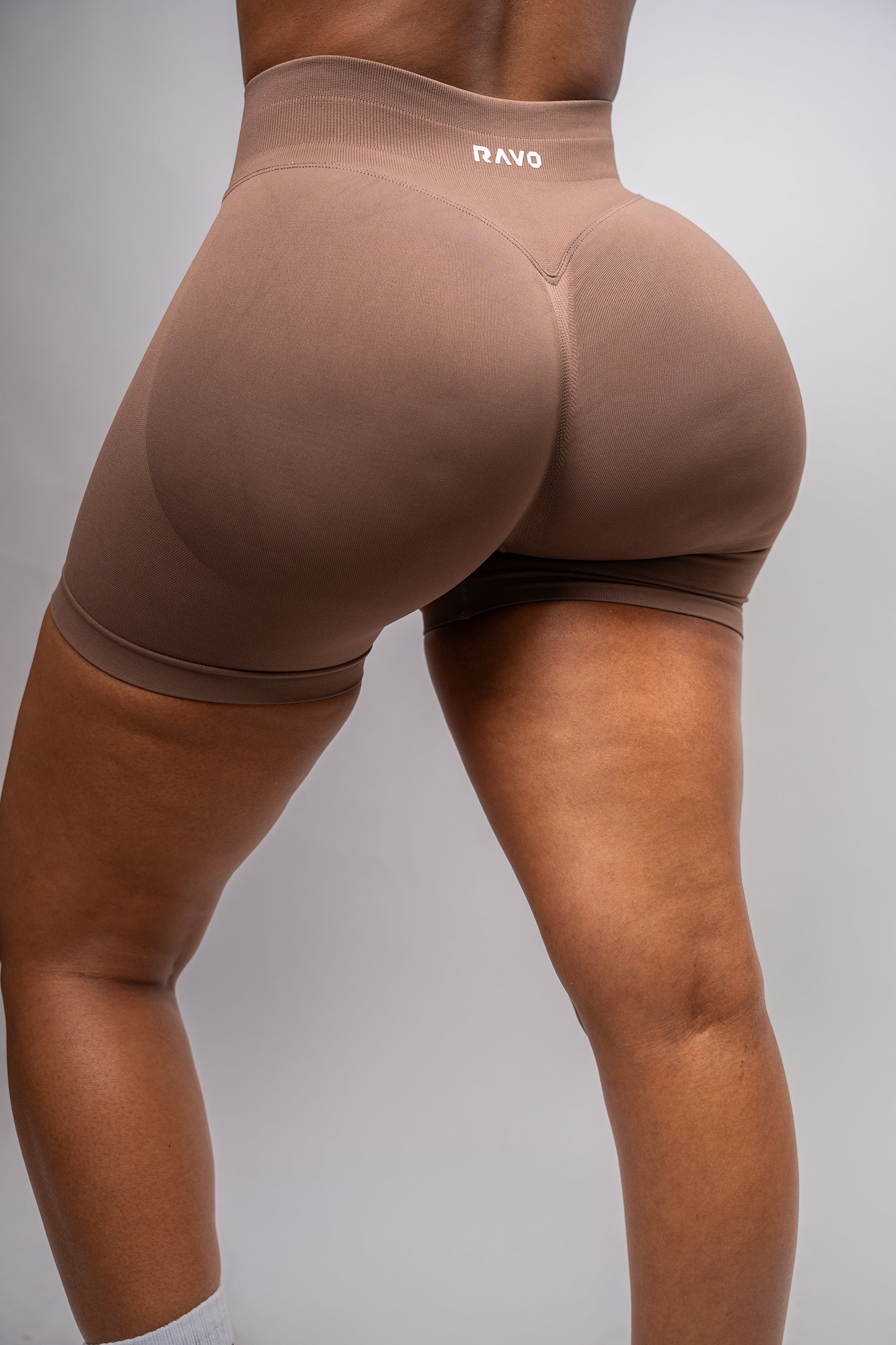 LockedIn™ Curvy Shorts – Coffee