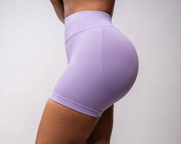 LockedIn™ Curvy Shorts – Lilac