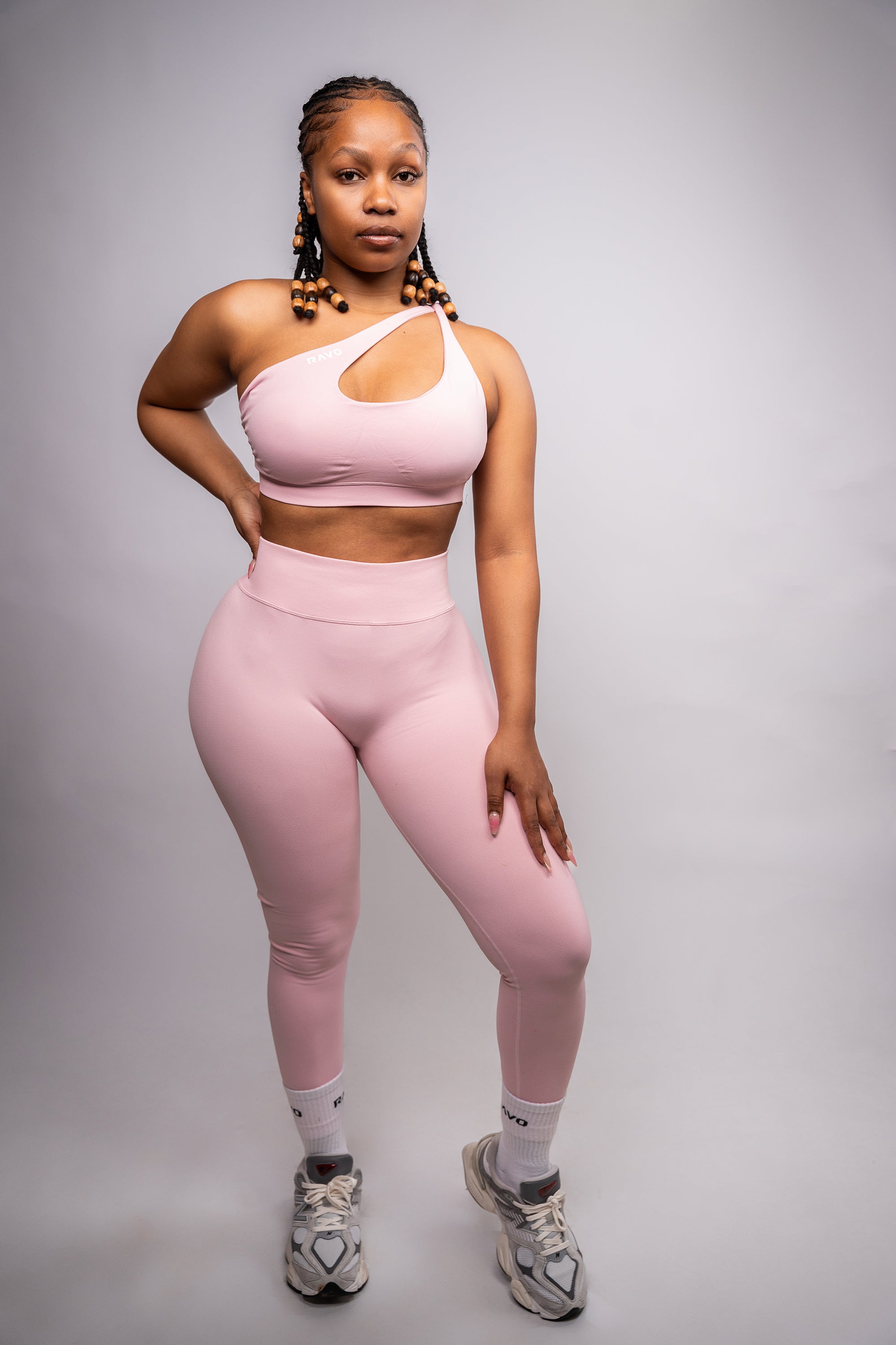 LockedIn™ Sculpt Leggings Set – Pink