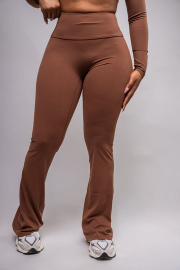 LockedIn™ Flare Bombshell Pants – Coffee