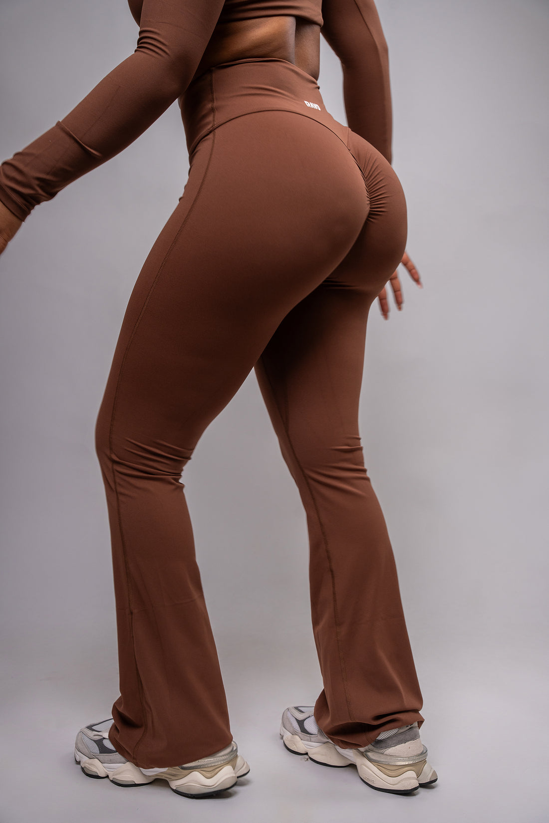 LockedIn™ Flare Bombshell Pants – Coffee